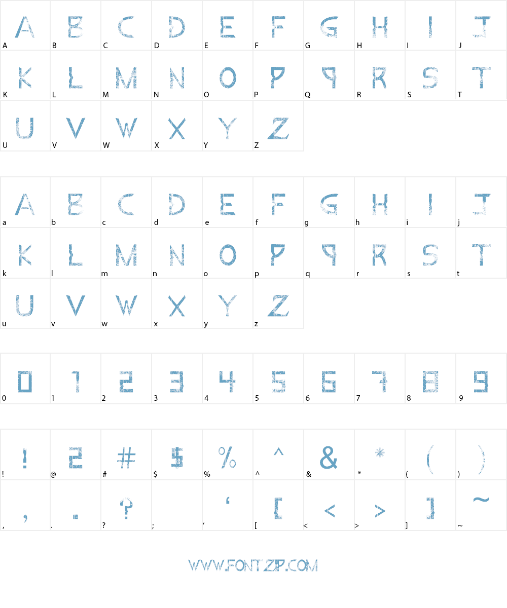 Lord ZeDD 3 Font Character